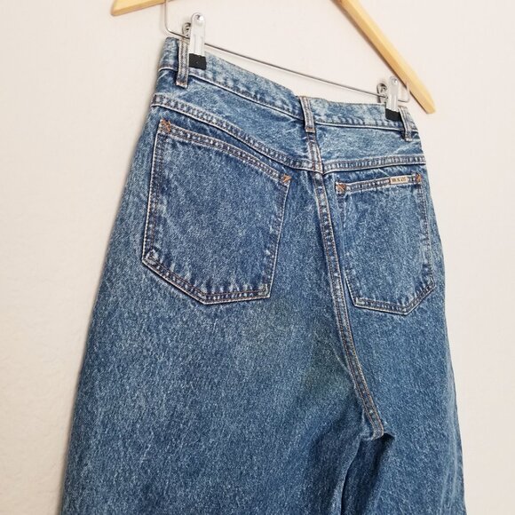 Vintage Bill Blass High Waist Pleated Front Mom Jean 10 Stone Wash Tapered Leg - Picture 6 of 16